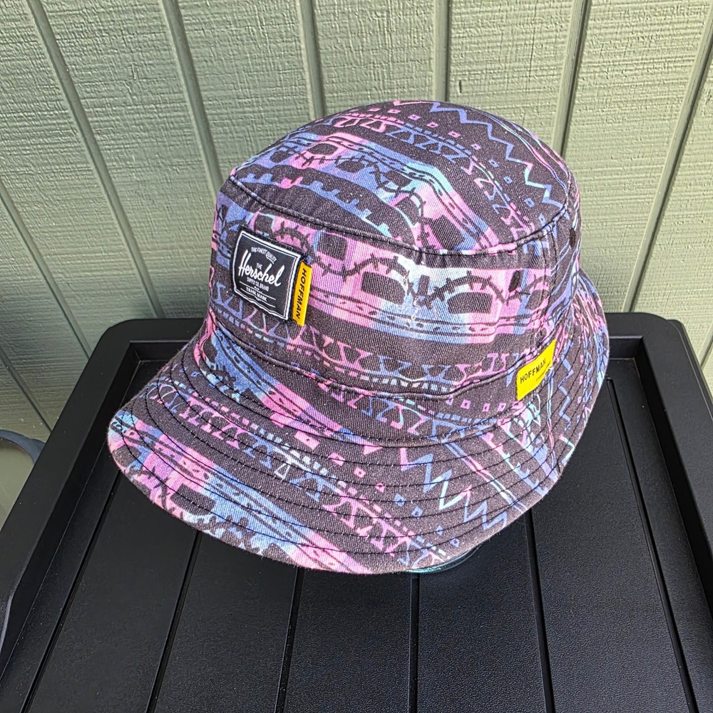 Herschel Supply Co Bucket Hat Unisex OS 80s 90s Hoffman California Fabrics